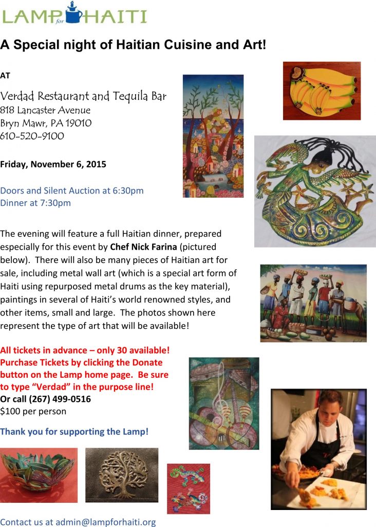 A Special night of Haitian Cuisine and Art - web page v3feature