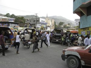 Haiti = Energy + Population (squared)
