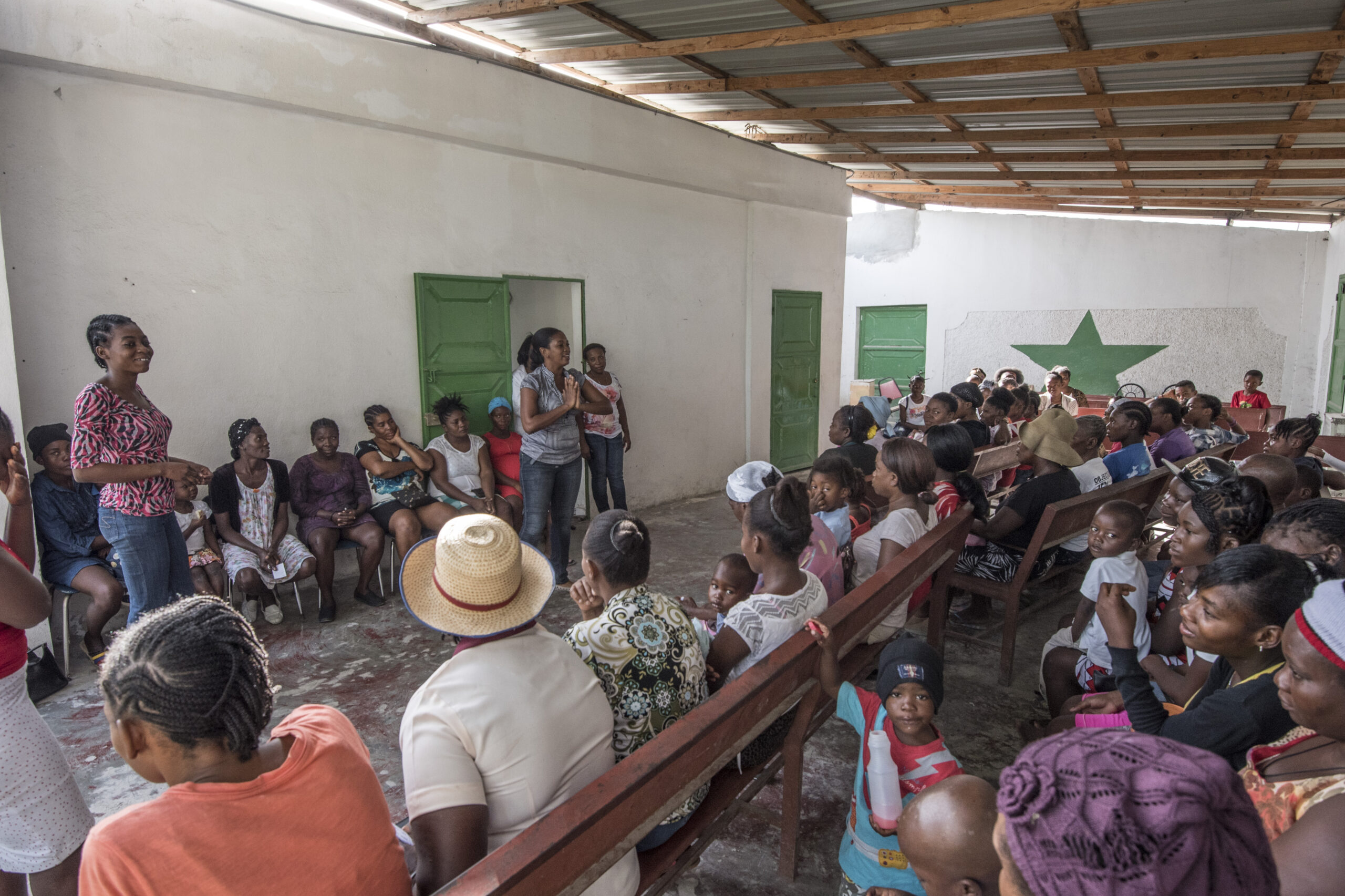 Health education at the Lamp for Haiti Health Center