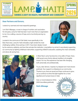 First page of Newsletter