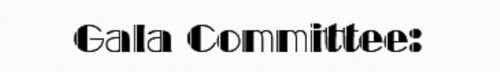 Gala Committee