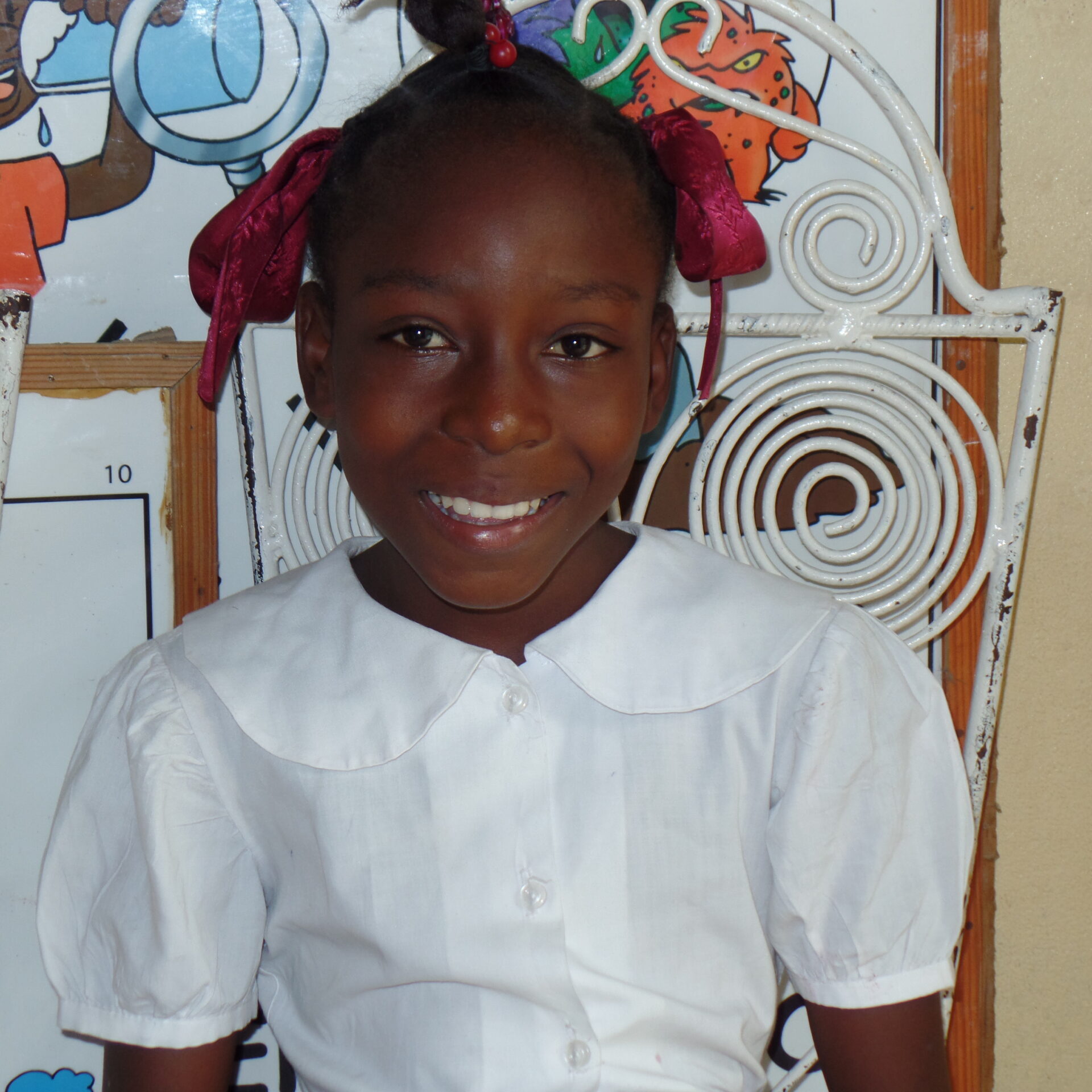 Lamp sponsored school girl
